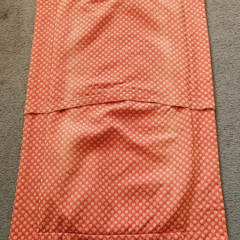 Shams Set Of 2 Red Yellow Home Bedding Pillow Cases Striped Weave 19 x 34